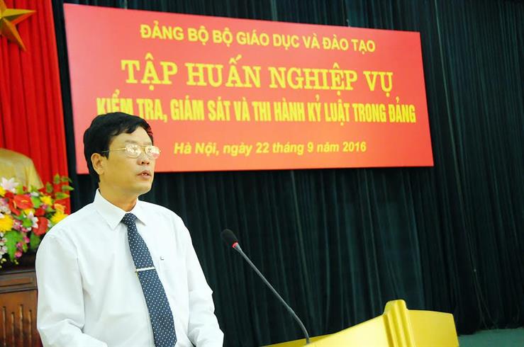 Tập huấn nghiệp vụ kiểm tra, giám sát và thi hành kỷ luật trong Đảng